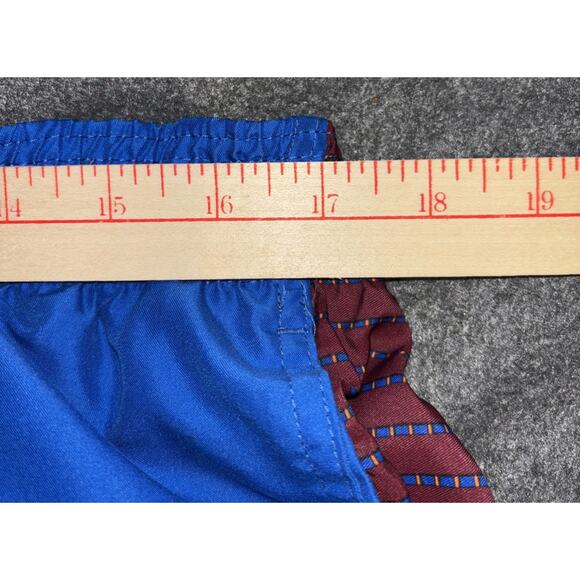 Nike XXL Blue And Orange Men's Mesh Lined Swim Trunk Board Shorts Swoosh - Picture 4 of 6